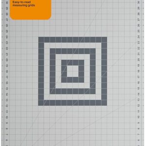 Fiskars Self Healing Cutting Mat for Quilting, Arts and Crafts, 24" x 36" Grid, Sewing Mat, Craft Cutting Board, Sewing Supplies and Quilting Tools