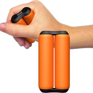 ONO Roller - Handheld Fidget Toy for Adults | Help Relieve Stress, Anxiety, Tension | Promotes Focus, Clarity | Compact, Portable Design (Junior Size/ABS Plastic, Orange)