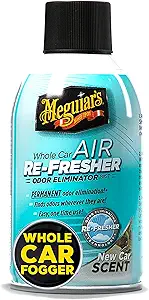 Meguiar's G16402 Whole Car Air Re-Fresher Odor Eliminator Mist, New Car Scent, 2 Fluid Ounces