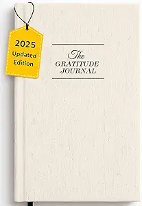 The Original Gratitude Journal - 5 Minute Gratitude Practice with Inspiring Prompts & Quotes for Mindfulness, Reflection & Personal Growth 2025 - Wellness Journal for Men & Women