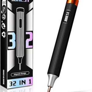 JOREST 32-In-1 Small Precision Screwdriver Set Magnetic, Valentines Day Gifts Gadgets Gifts for Men Him, Multi Bit Mini Repair Tool Kit with Torx for Electronic, Glasses, PS5/4, Camera, Phone, Laptop