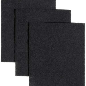 CFS Compatible to BP58 Non-Ducted Charcoal Replacement Filter Pads for Range Hood, 7-3/4 by 10-1/2-Inch, 3-Pack