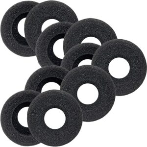 Ear Cushions for Plantronics Headset, Earpads Replacement Headphones Ear Pad Designed for Plantronics Blackwire C320 3210 3220 3320 HW251N HW261N HW510 Jabra Biz 1500 GN2000 PRO 920 9450 (10 Pack)