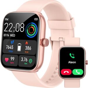 Smart Watch for Women, Smartwatch for iPhone & Android Bluetooth (Answer/Call) Built-in Alexa, 1.91" HD Fitness Tracker with 105+ Sport Modes, IP68 Waterproof, Sleep/Heart Rate/SpO2/Stress Monitor