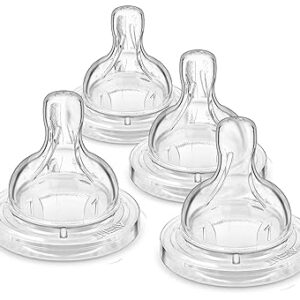 Philips AVENT Anti-Colic Baby Bottle Flow 1 Nipple, 4pk, SCY761/04