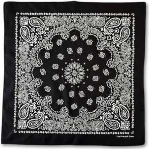 Bandanas in Premium Soft Cotton for Men Women Kid Bandana Paisley Scarf Neckerchief Bulk or Single Gift Pack