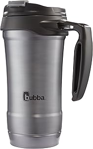 Bubba HERO Vacuum-Insulated Stainless Steel Travel Mug with Handle, 18 oz, Gunmetal