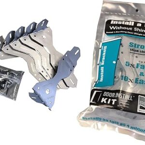 EXPR® Premium Door Install Kit (2-3x Stronger) | Secures Both Sides of Door | Installs 1 Door