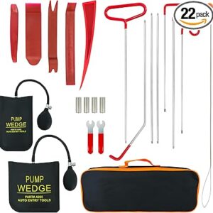 KDO 22Pce Car Repair Tool Kit,Portable Emergency Tool with Carrying Bag