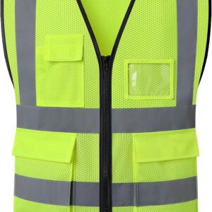 Reflective Safety Vest for Men Women Construction Vest Meet ANSI/ISEA Standard