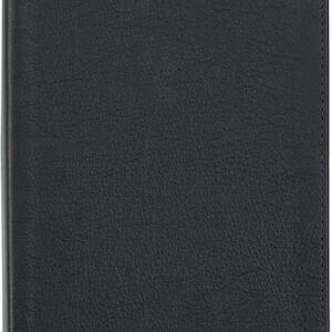 Classic Leather Notebook Writing Journal, Softcover, Narrow Ruled, Table of Contents and Numbered Pages