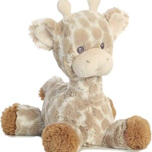 Aurora® Snuggly Loppy Giraffe™ Loppy Baby Stuffed Animal - Comforting Companion - Imaginative Play - Brown 11 Inches