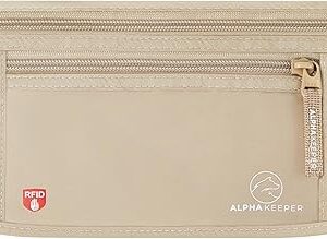 Hidden Money Belt for Travel for Men, Waist Wallet Anti Theft, RFID Passport Holder For Travel Men Or Women, Money Pouch, RFID Passport Holder
