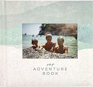 MCS Our Adventure Photo Album Holds 200 4x6 Photos with Memo Space, Cream Cover, Clear Side-Loading Pockets – Scrapbook Style Keepsake for Weddings, Anniversaries & More – A Thoughtful Gift