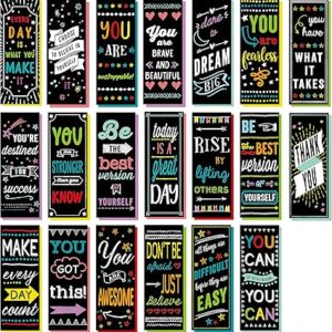 Iconikal 100-Count Inspirational, Motivational, Gratitude, Appreciation, Kindness & Encouragement Sayings Bookmarks