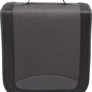 Amazon Basics Polyester CD/DVD Portable Storage Binder, 400-capacity, Black
