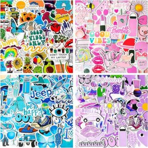 200PCS Summer Stickers for Kids, Aesthetic Vinyl Sticker Packs for Water Bottles Laptop Computer Skateboard, Preppy Stickers for Teens Girls Adults preppies