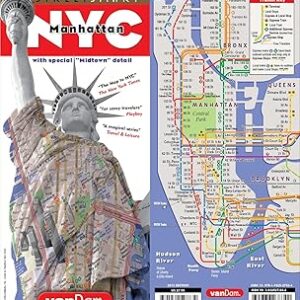 StreetSmart® NYC Map Midtown Edition by VanDam-Laminated pocket city street map of Manhattan w/ all attractions, museums, sights, hotels, Broadway ... – Folded Map, 2026 Edition