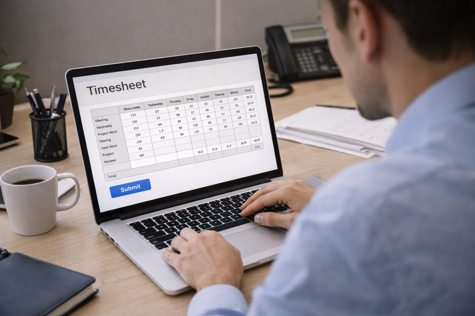 Submitting a Timesheet - A1OP