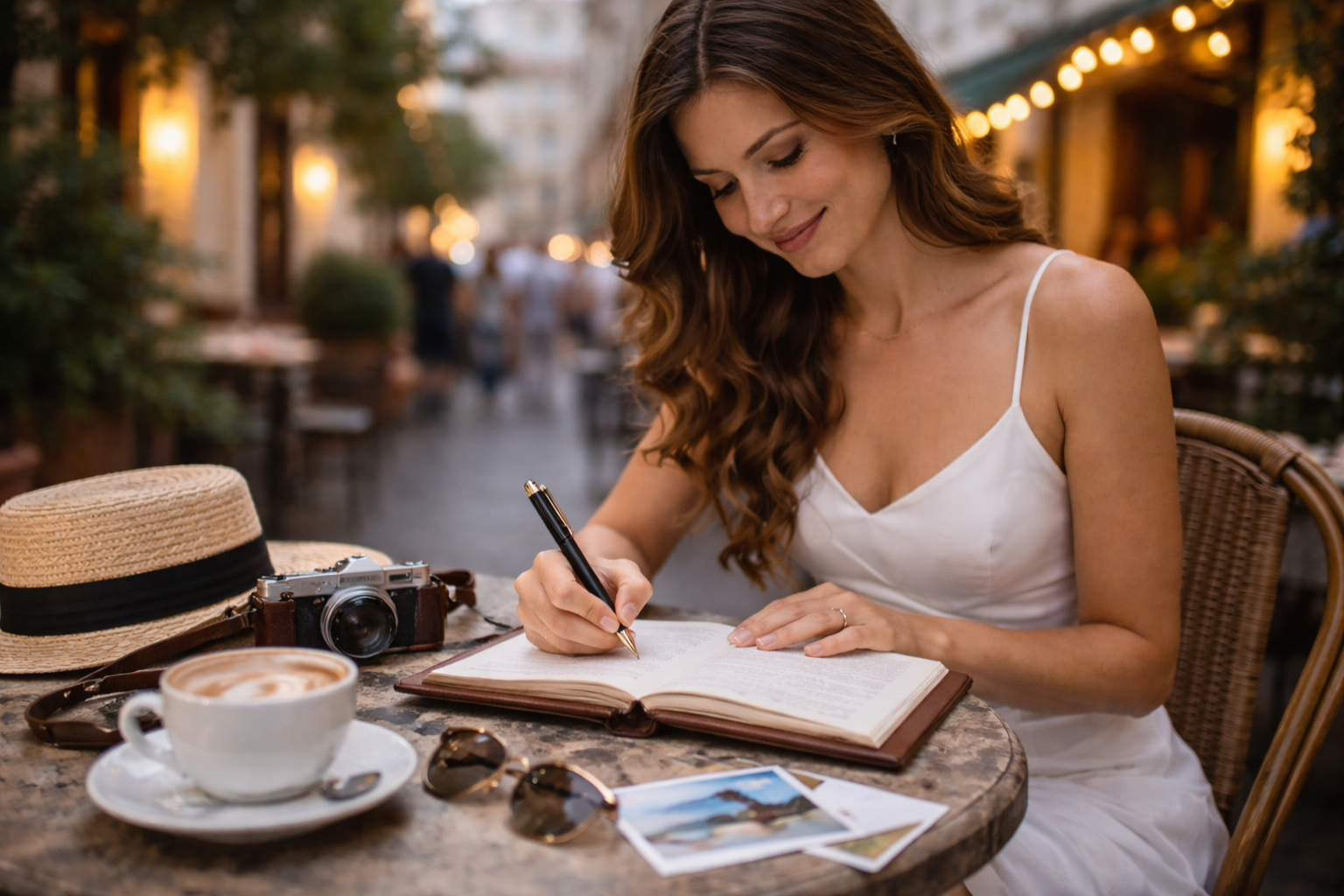 Writing in a Travel Journal